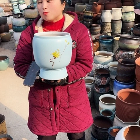 20口25高瑕疵盆子。