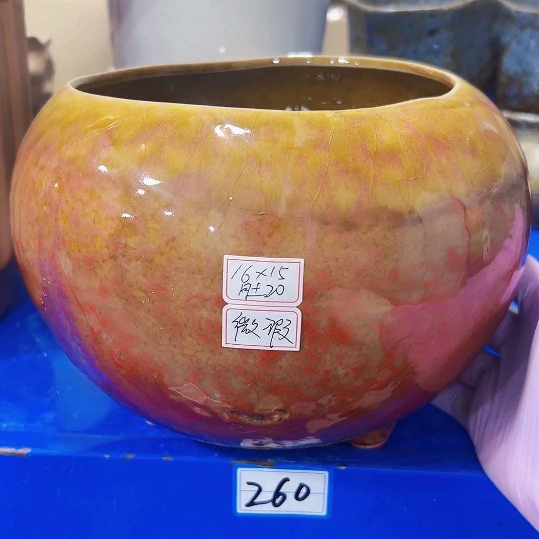 外贸尾单陶瓷花盆凑单10米包邮