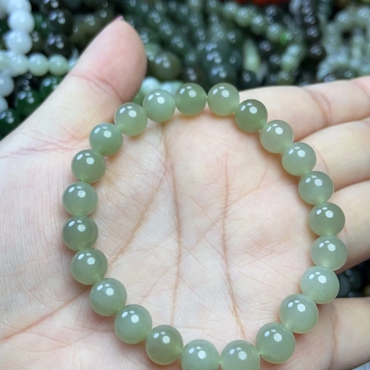 和田玉未镶嵌手链卡8