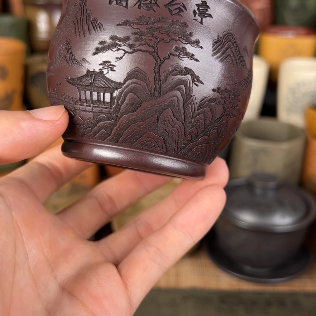 茶杯紫砂紫砂主人杯