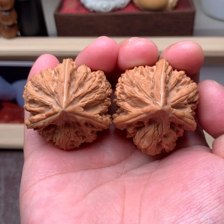 文玩核桃把件文山