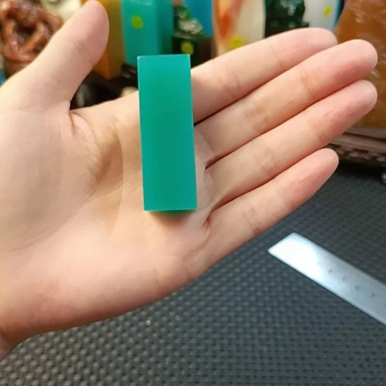 寿山石印石梅子青素章