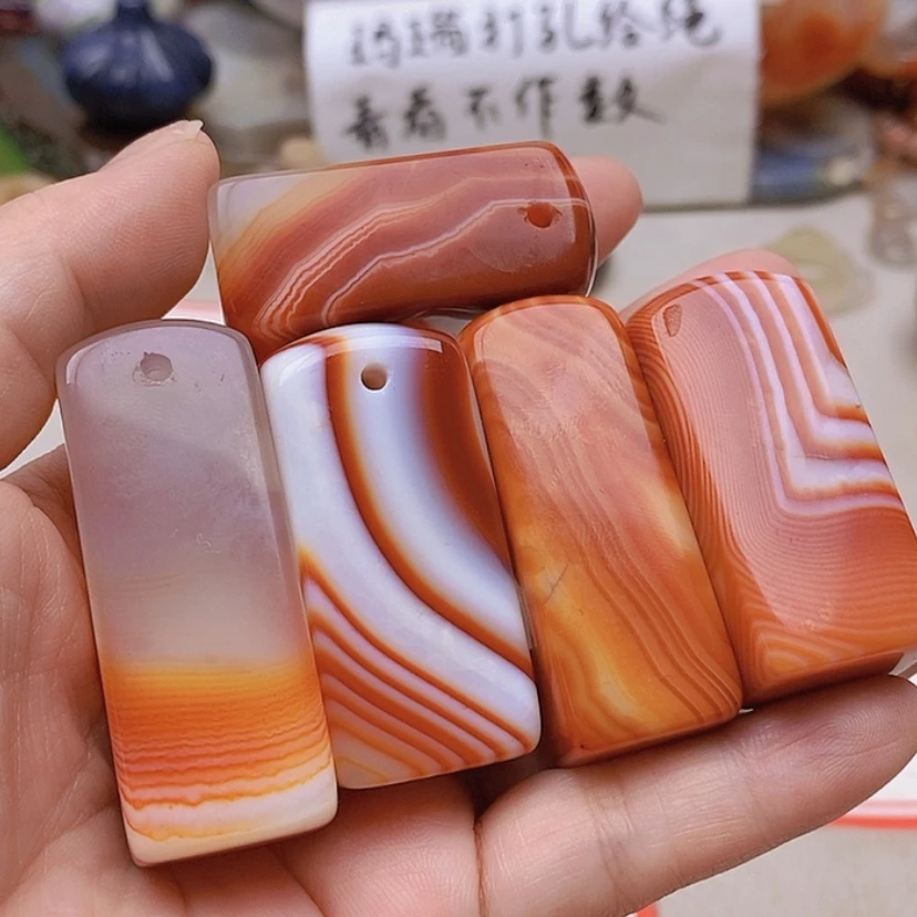 【闪购商品】未镶嵌玛瑙/玉髓珠宝半成品然**物