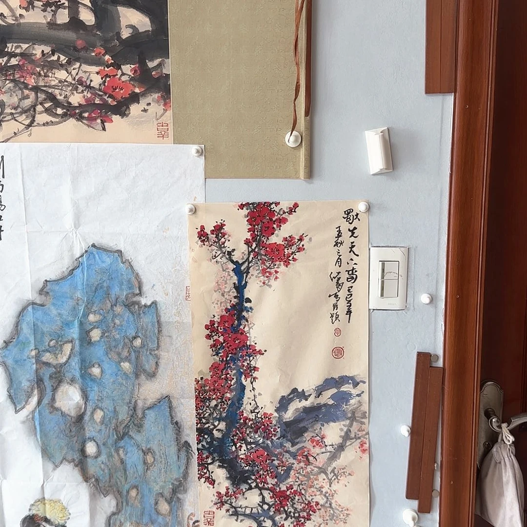 刚***好国画毛老师国画作品
