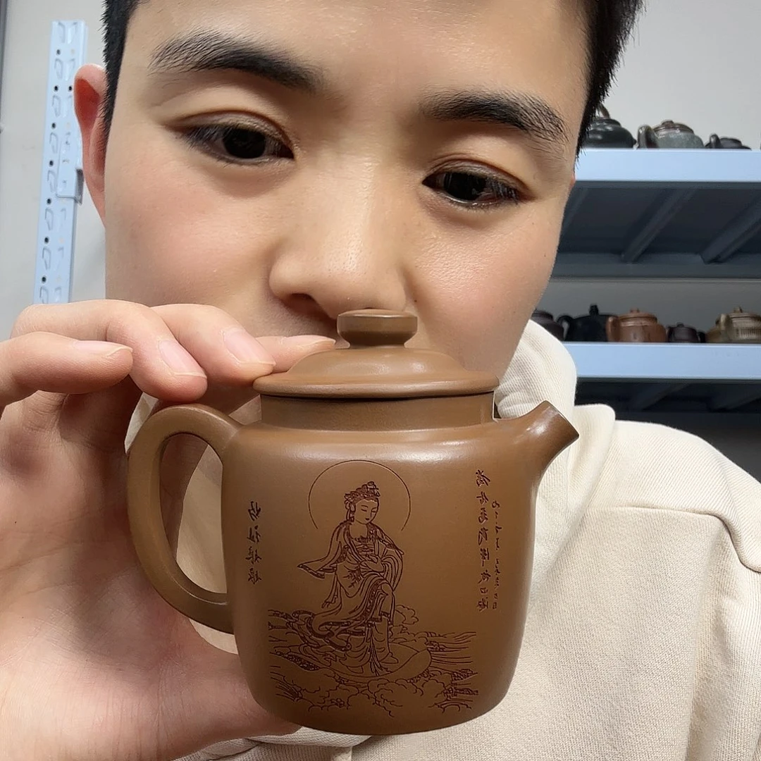 紫砂茶壶民间手艺人全手工制作
