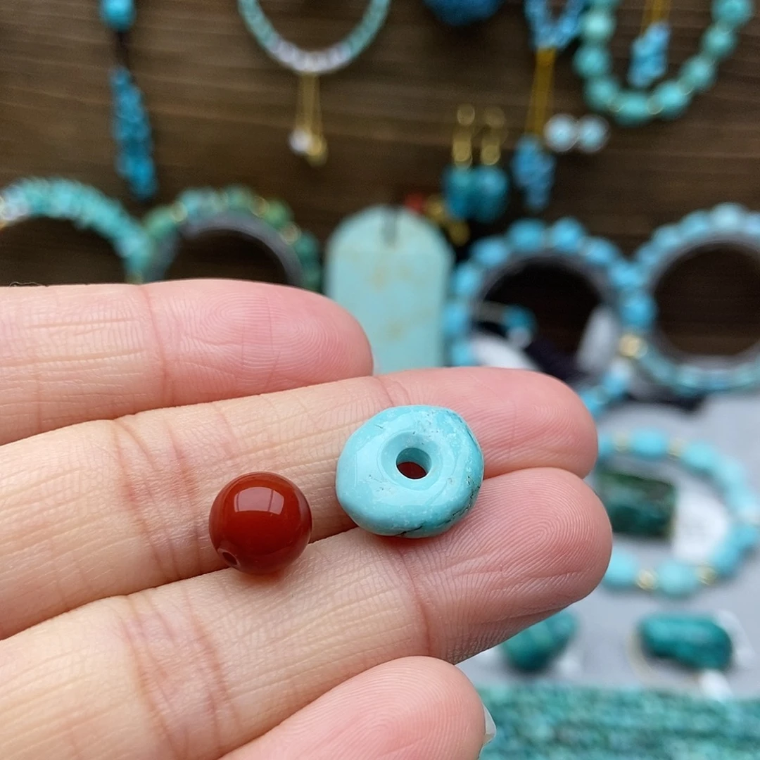 南红玛瑙未镶嵌扣子