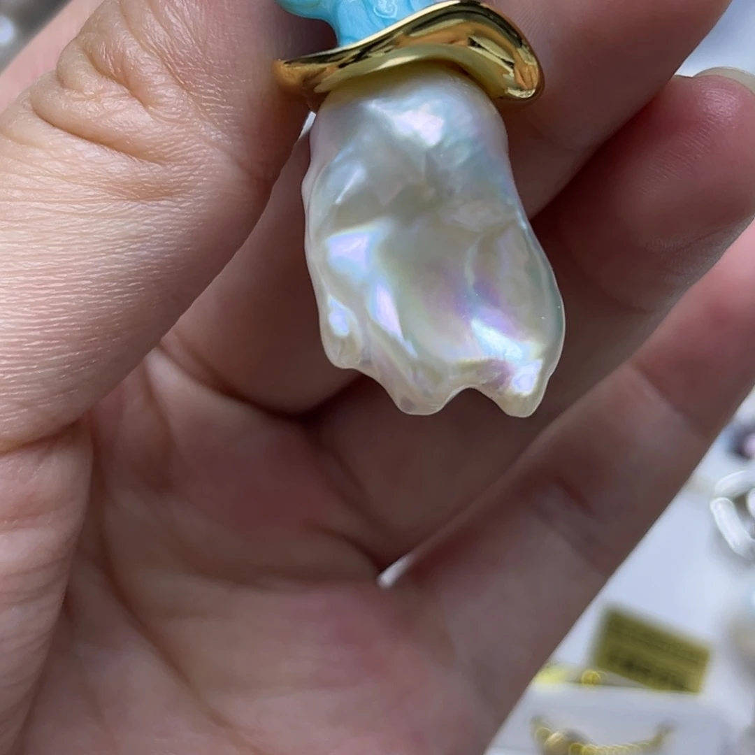 未镶嵌淡水珍珠吊坠