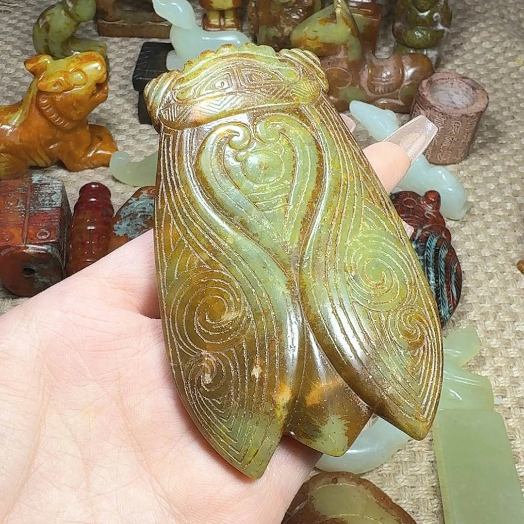 白玉菩提吊坠挂件