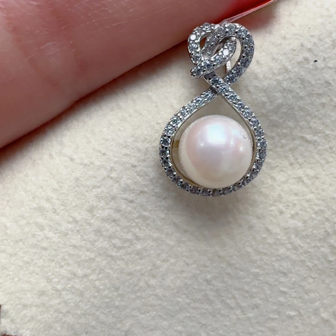 颈饰海水珍珠银S925镶嵌@@yd336