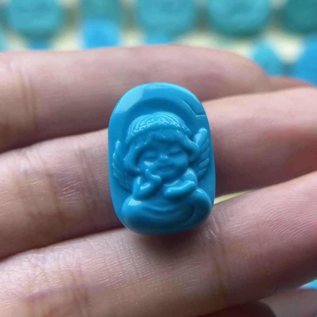 绿松石天使宝宝未镶嵌