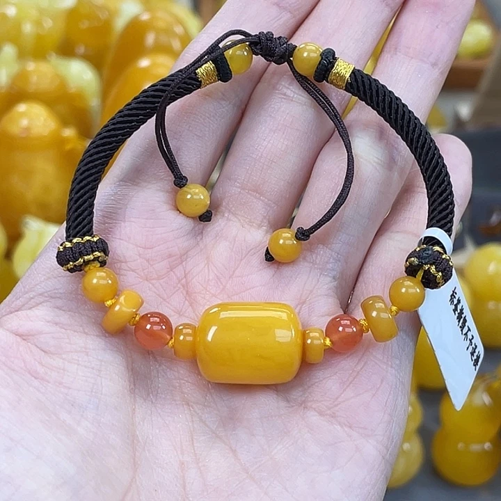 琥珀未镶嵌裸石琥珀蜜蜡J
