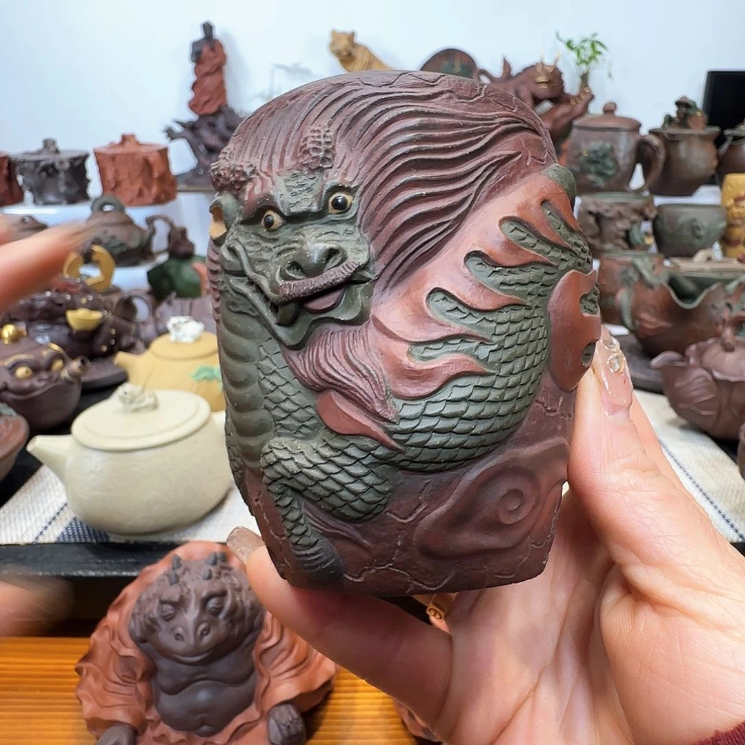 紫砂茶壶用****9麒麟祥瑞