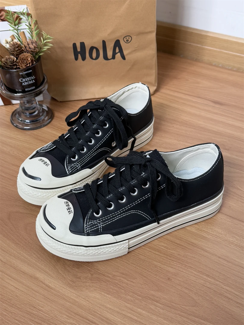 逐梦星辰板鞋休闲板鞋滑板鞋时尚半拖低帮透气包头百搭帆布鞋