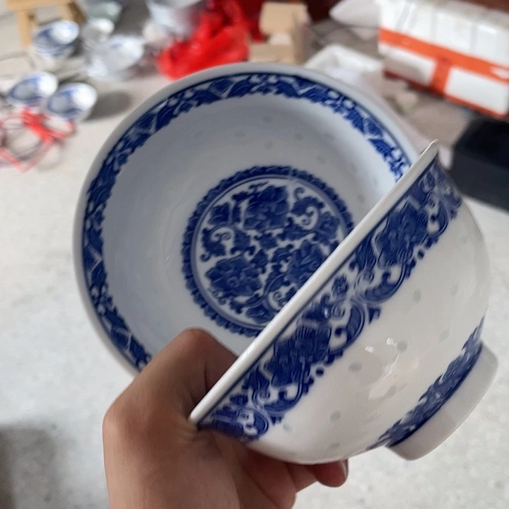 碗景德镇高温细白瓷餐具
