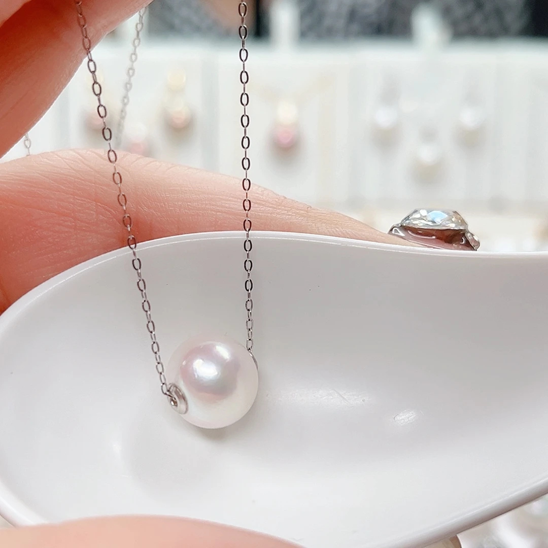 吊坠(赠链)银S925镶嵌淡水珍珠
