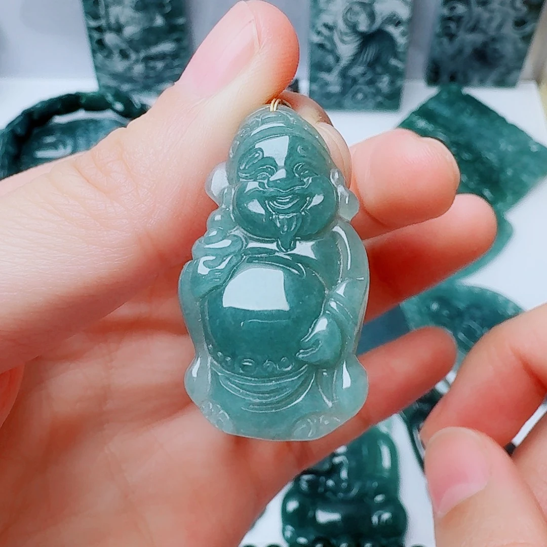 翡翠未镶嵌颈饰111
