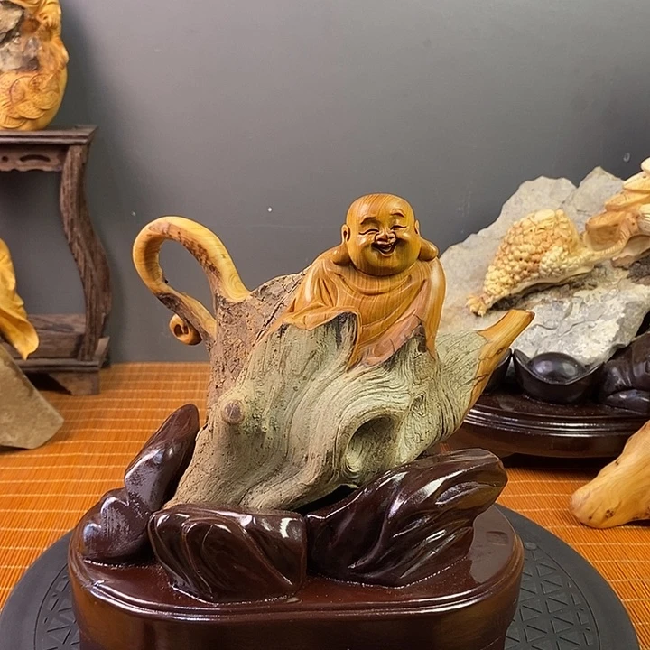 柏木崖柏摆件把玩件