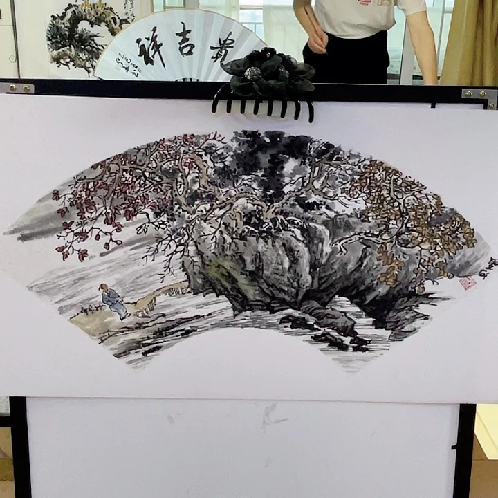 国画张圣敏先生纯手绘作品