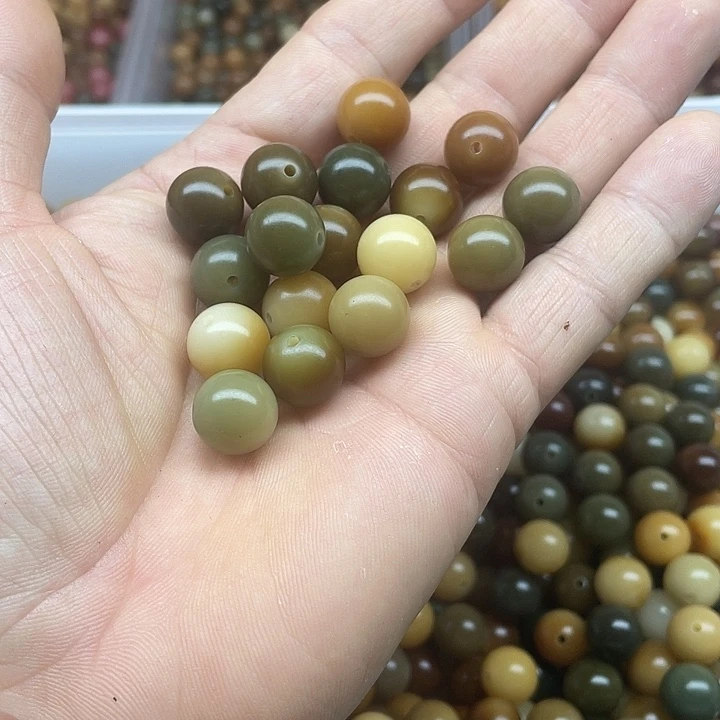 白玉菩提吊坠13精品多宝圆50颗➕灯牌宠20了