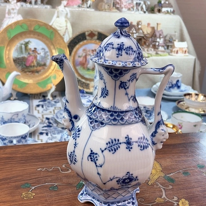 中古欧瓷瓷器小房子