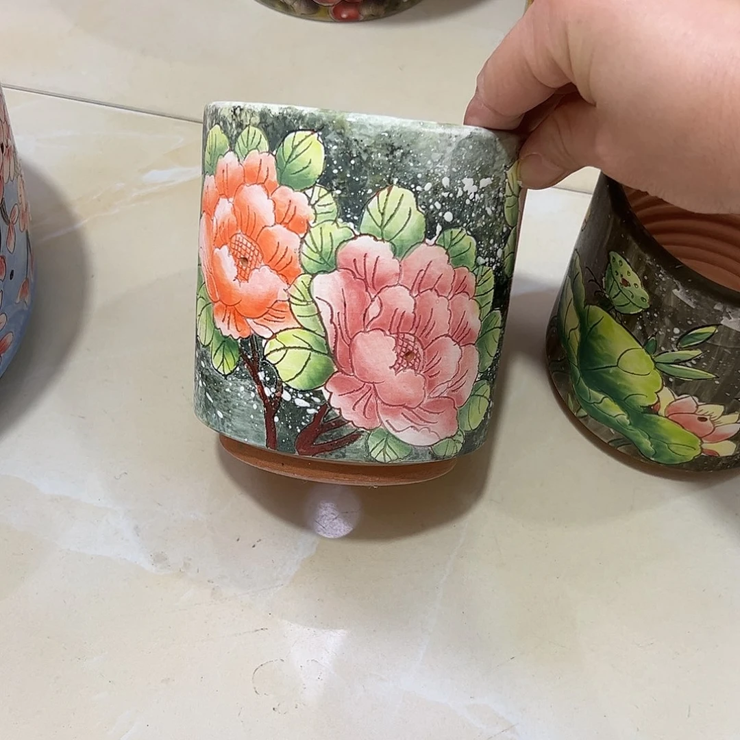 景德镇陶瓷花盆合****开景德镇陶瓷花盆