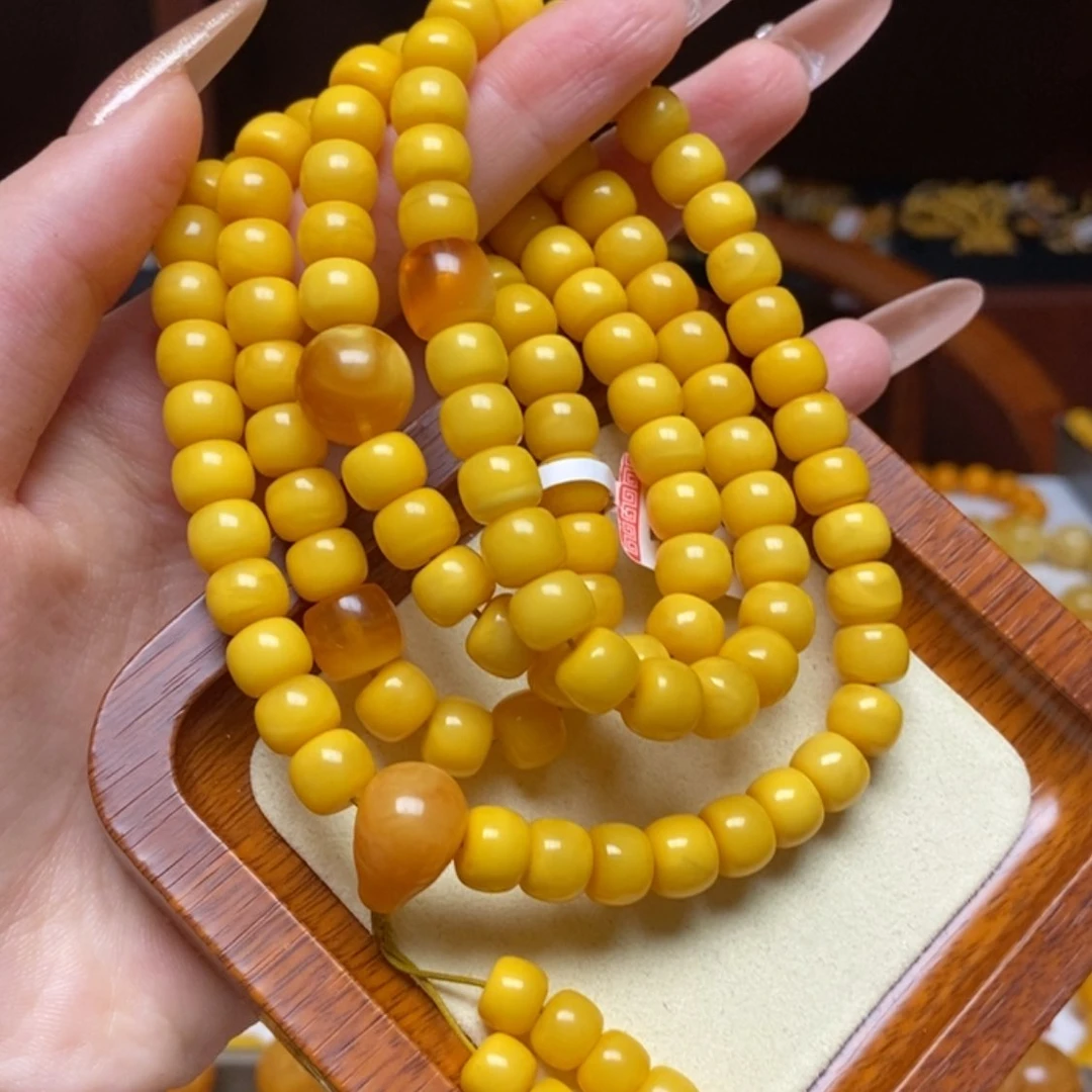 【闪购商品】蜜蜡颈饰未镶嵌项链