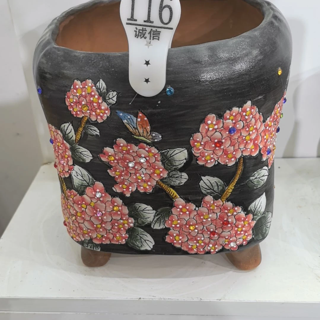 简****红泥花盆景德镇花盆