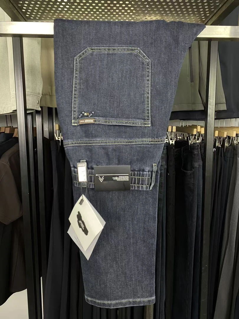 秋冬男士松紧腰高弹新疆棉软牛仔25916-5195-2