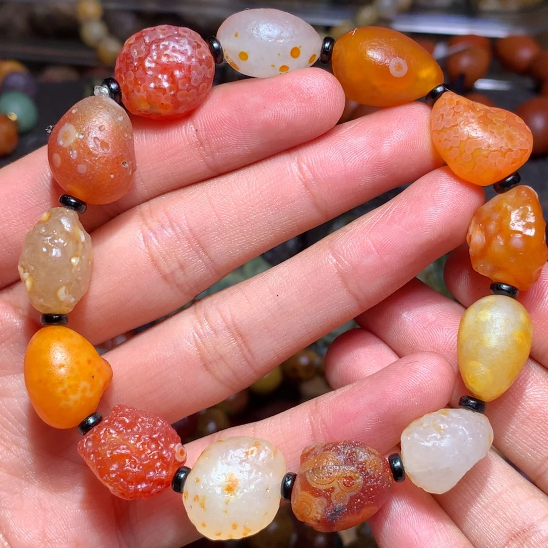 未镶嵌玛瑙/玉髓珠宝半成品