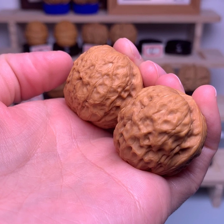 把件文玩核桃82玲珑心33尺