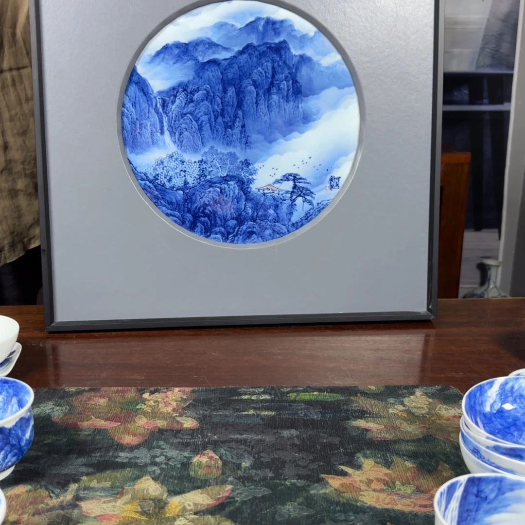 羽***9国一王老师手绘山水