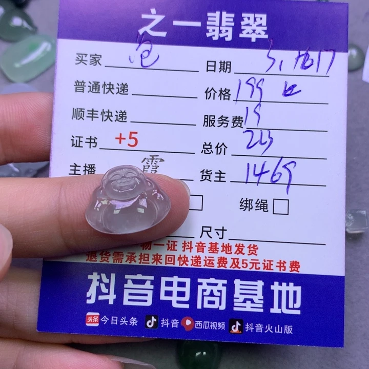 翡翠未镶嵌颈饰?****꧔