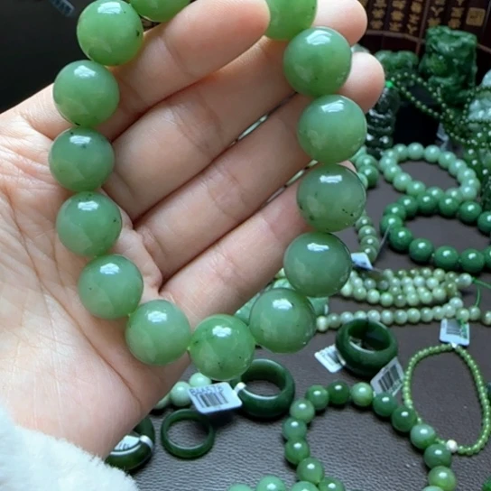 和田玉（碧玉）手串未镶嵌