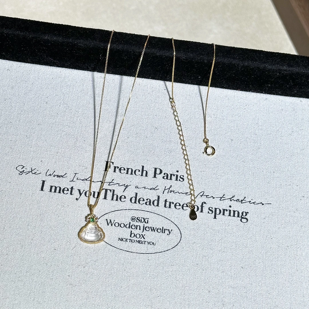 链子925银 金色盒子链万能链（不含吊坠）