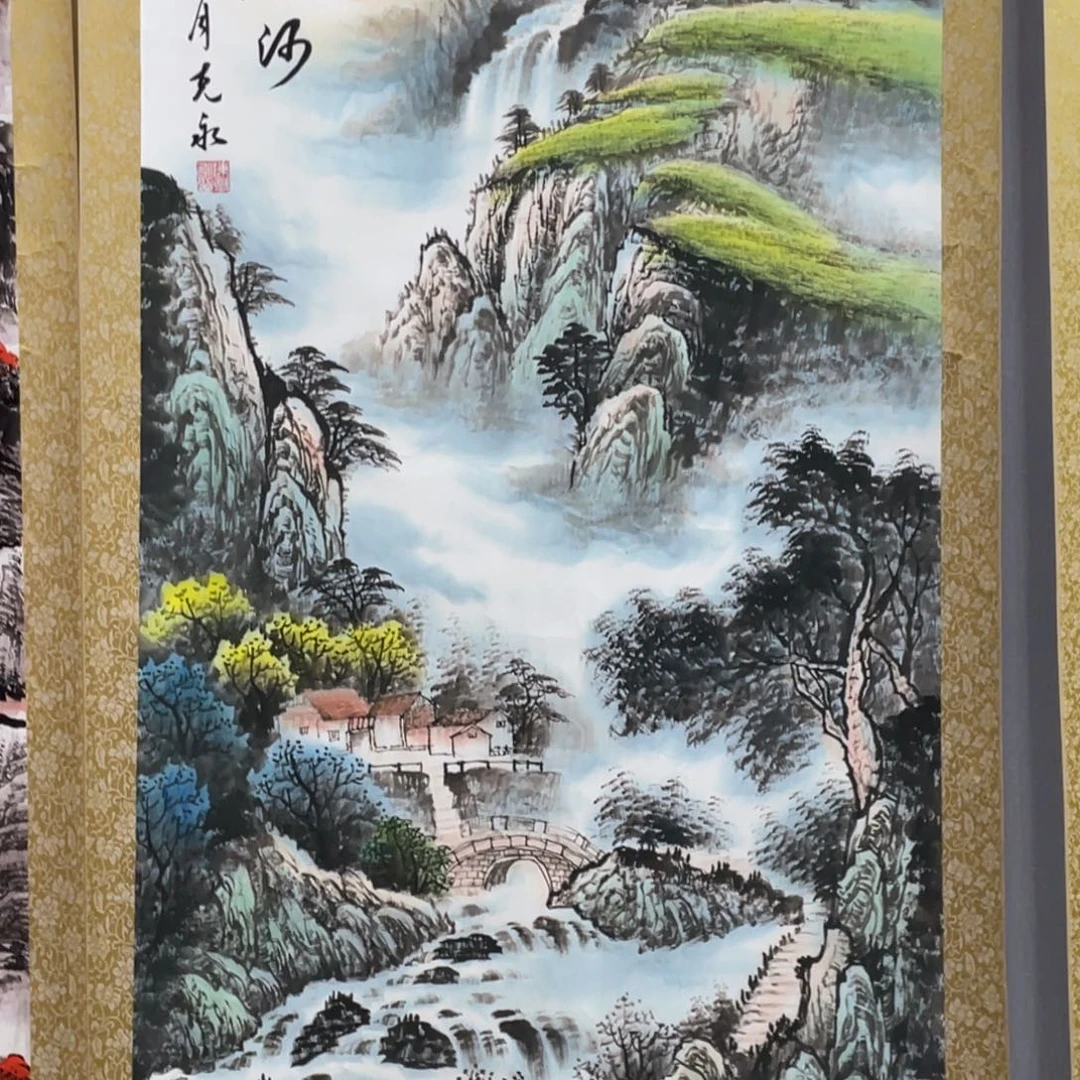国画老师手笔手绘作品y