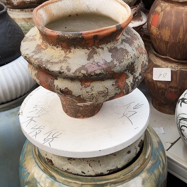 景德镇精品花盆栽适合盆口19高23