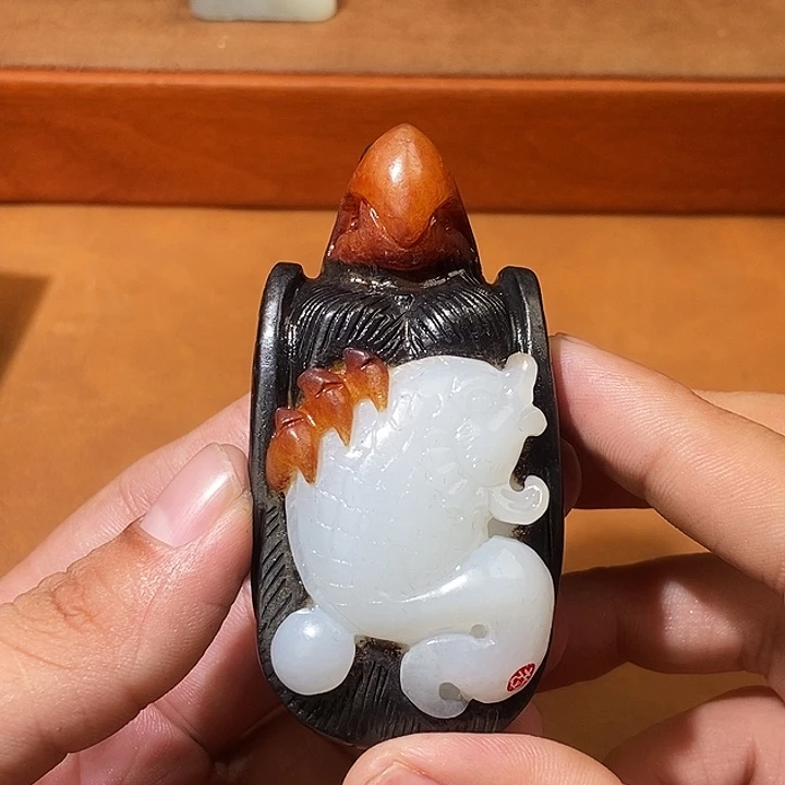 和田玉未镶嵌颈饰HX