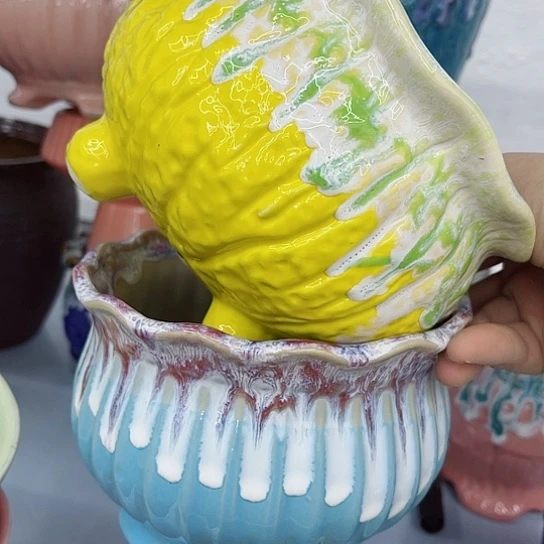 多肉绿植陶瓷花盆