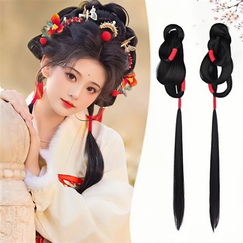 古装发饰一体式明制发包头饰盘发中国风造型假发髻古风汉服假发包