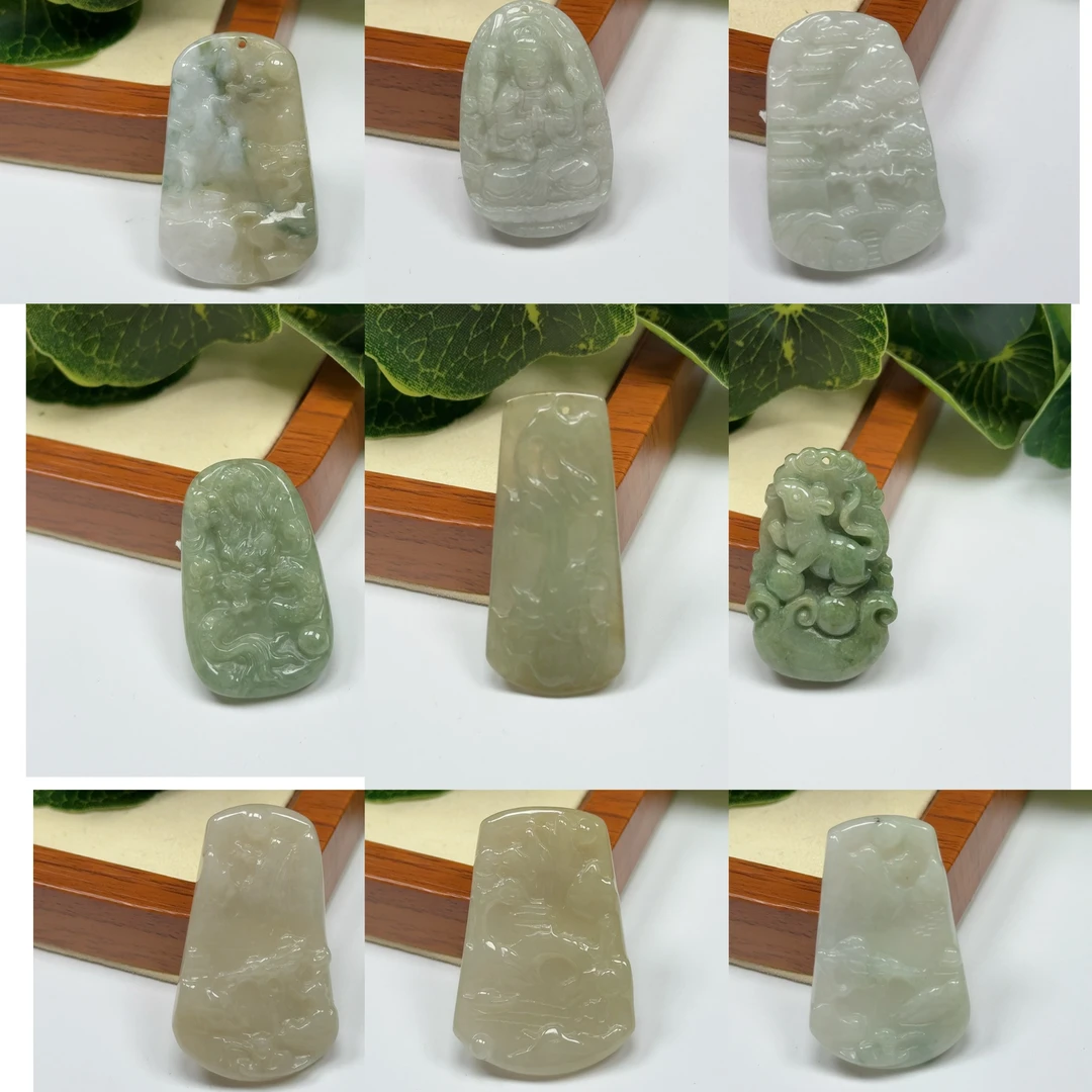 【0303002】天然翡翠A货 多样性发其一 (微瑕介意慎拍!!!)