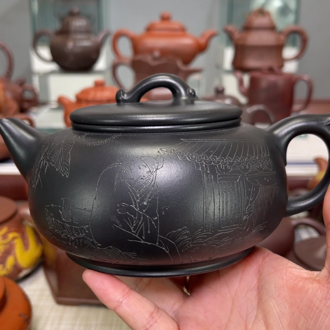 虎***哥茶壶紫砂高货放漏