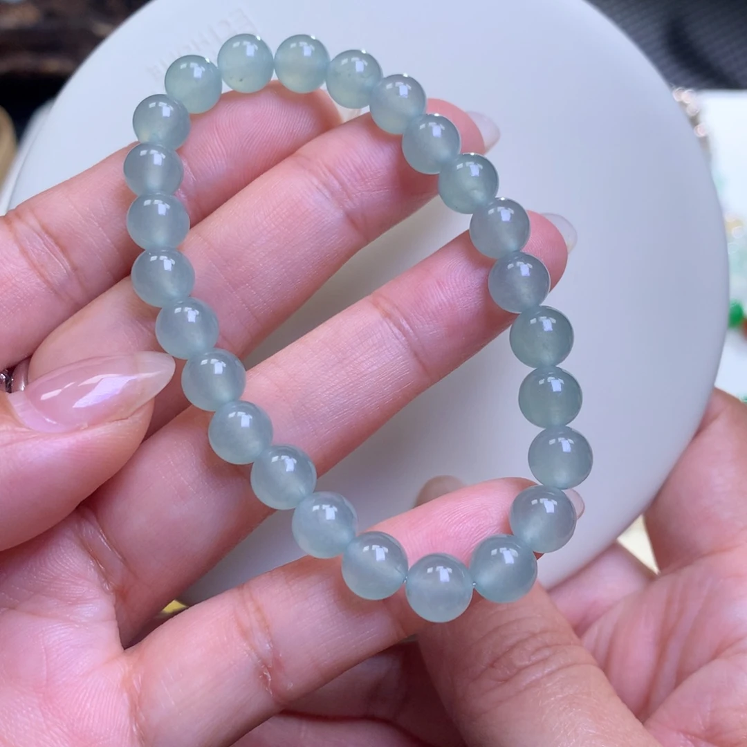 未镶嵌手链翡翠翡翠手串卡7.5