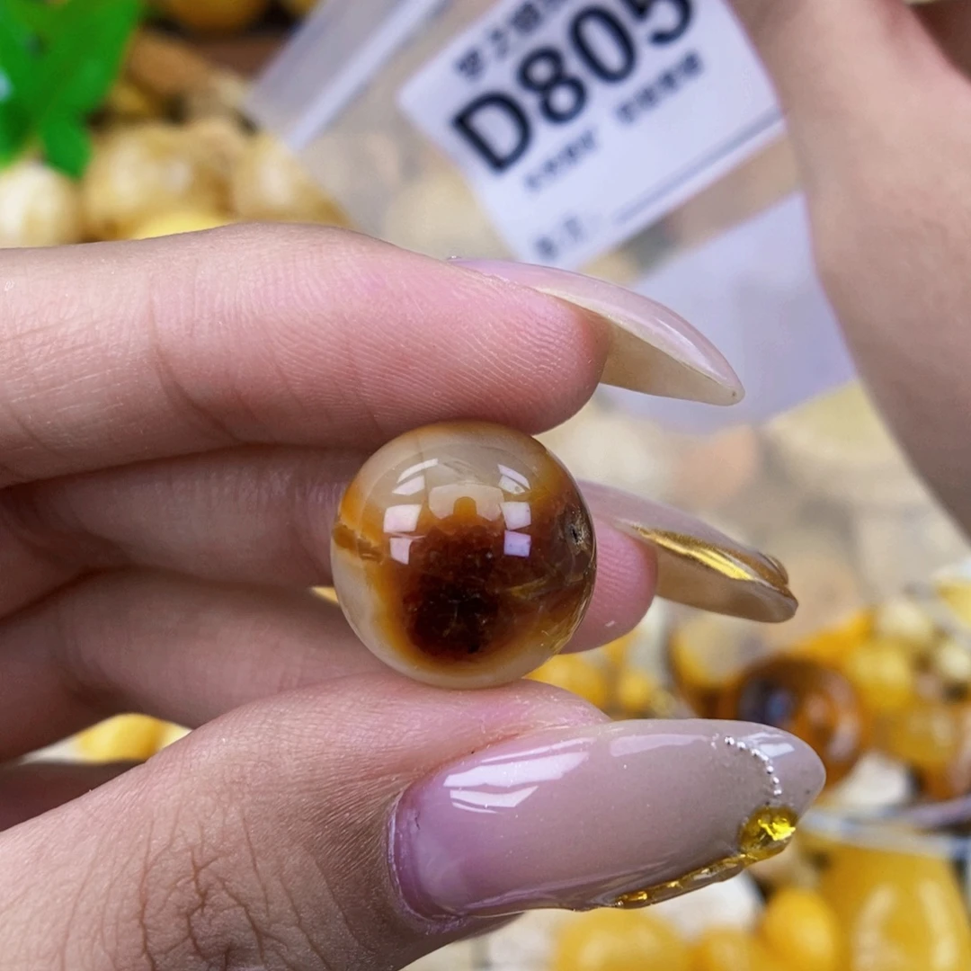 琥珀未镶嵌珠宝奇石15.5 小皮坑