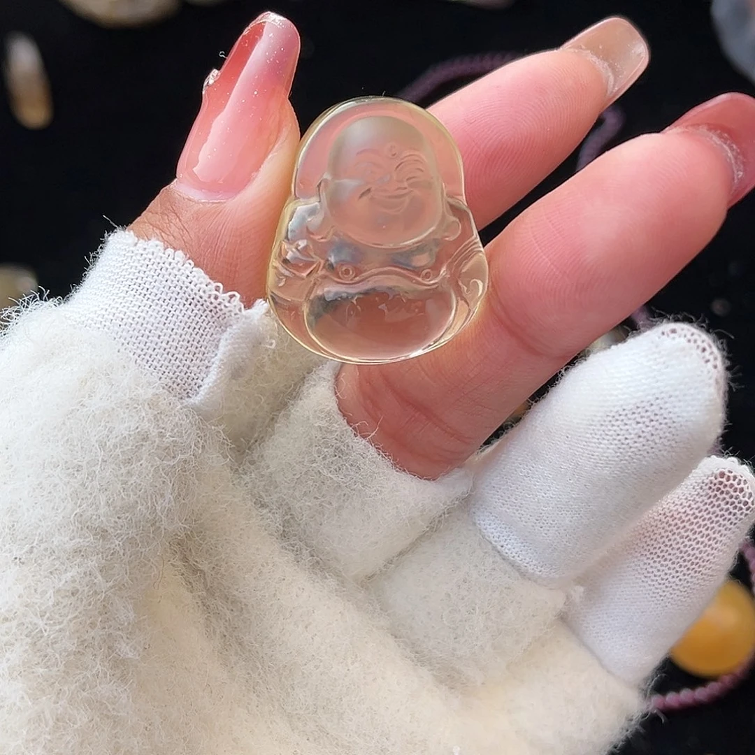 水晶手链未镶嵌。*佛公