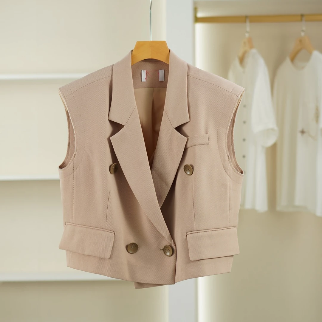 麦迪尚品【H】5050829通勤百搭西装马甲春季女装专柜撤柜正品