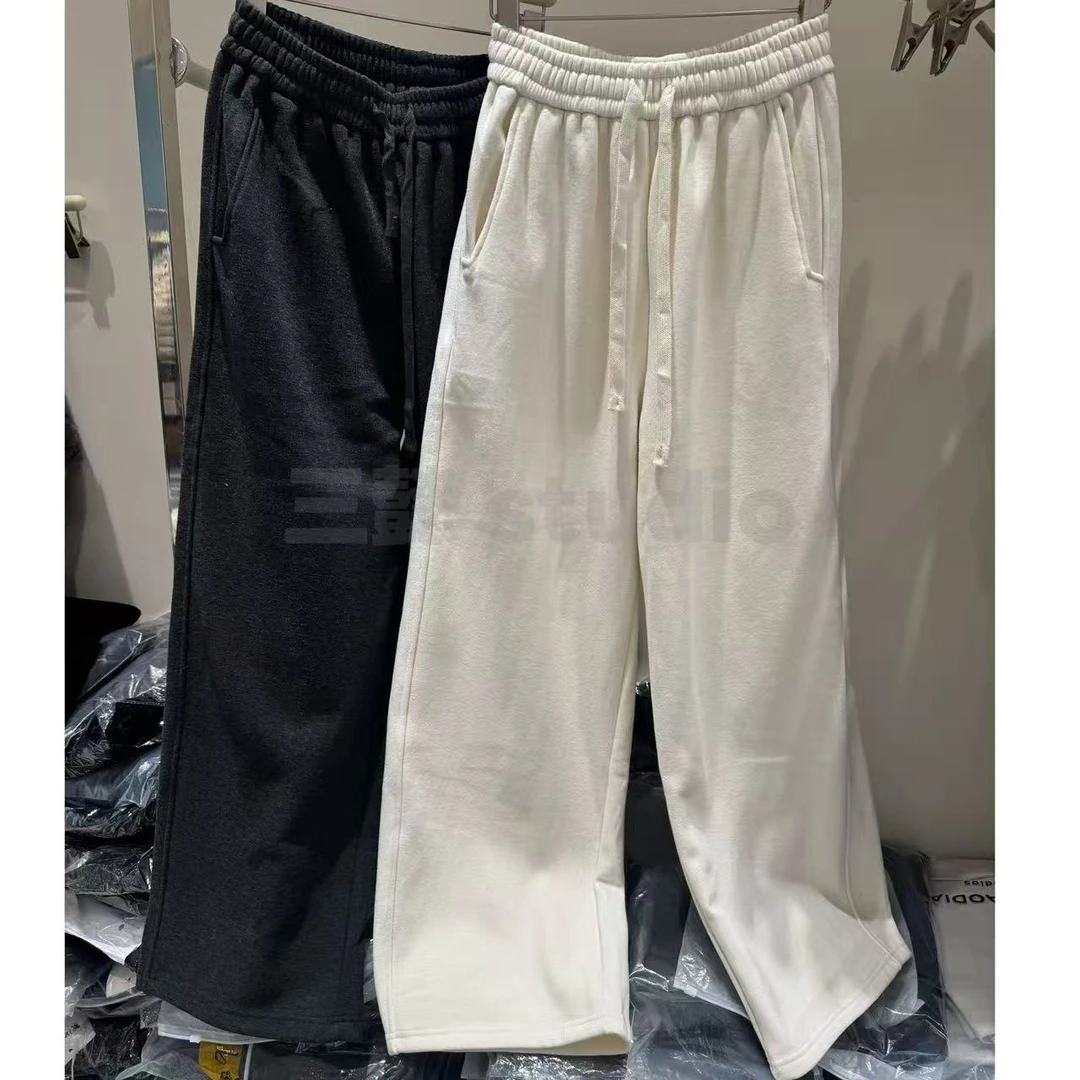 【三懿服饰】冬新款高腰抽绳加绒加厚百搭显瘦阔腿裤-69900