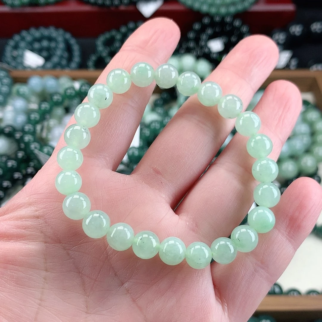 翡翠未镶嵌毛衣链
