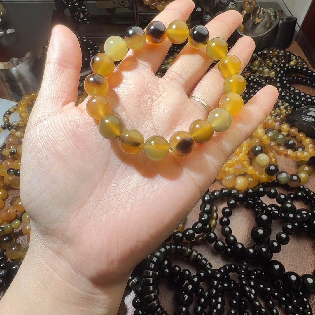 上***鱼驴蹄子1.2半山半水手串