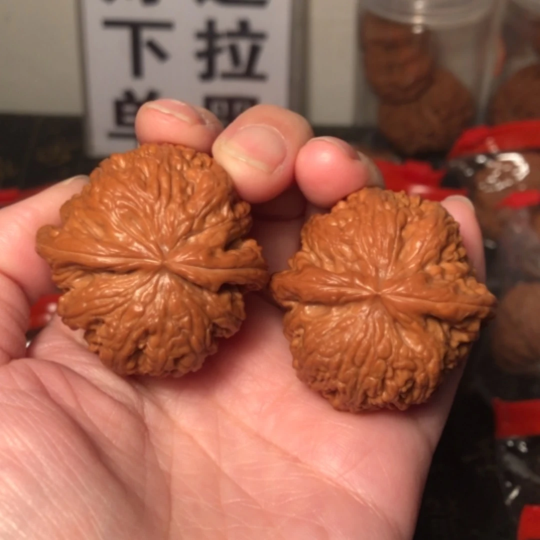 【闪购商品】文玩核桃把件飞*大粗筋41