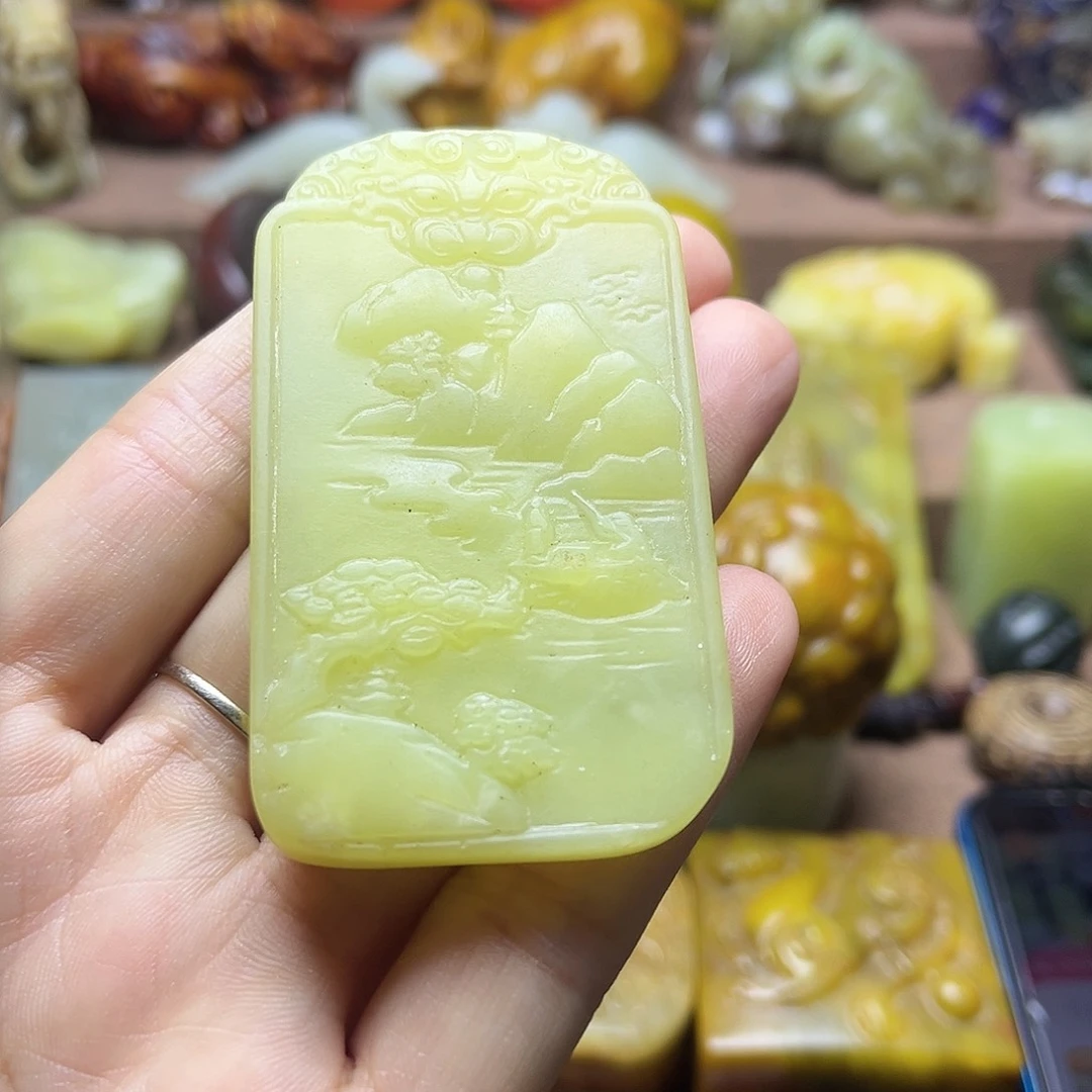 白玉菩提吊坠6。。